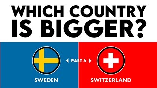 Which country is bigger Part 4 countrycomparison [upl. by Eellek572]