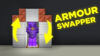 EASY Armour Stand Swapper in Minecraft Tutorial [upl. by Lydie]