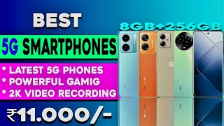 Top 5 Best 5G Smartphone Under 11000 in 2024  120hz Display Smooth Gaming Best 5g Phone under 10K [upl. by Wengert]