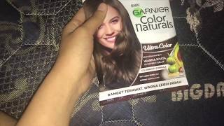 Mewarnai Rambut Sendiri Pakai Garnier Color Natural Cuma 12 Ribuan Hasilnya Seperti di Salon [upl. by Shelman]