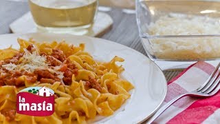 Receta italiana original de Pasta al Ragú [upl. by Rehtae]