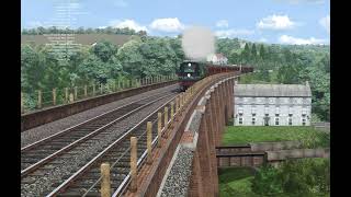 The Pines Express passes Midford  Train Simulator Classic [upl. by Trinl]