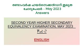 Equivalency Plus two English Exam May 2023 A discussion Part 2 [upl. by Notlem42]