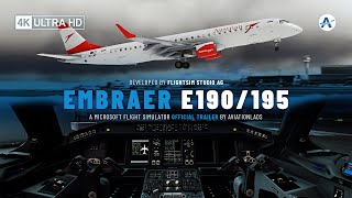 FSS  Embraer E190195  Microsoft Flight Simulator Official Trailer [upl. by Garfield]