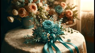 🌹 Rikyo 2 Rose Flower Wrist Corsage Boutonniere Set  Best Teal Corsage 🌷 [upl. by Bissell]