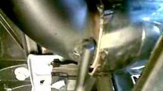 Megane R26 Back Box Removal Custom Exhaust [upl. by Swaine]