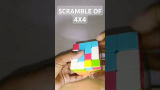 Scrambling of 4x4 Rubiks cube shortvideo puzzle viralshort2024 [upl. by Ng]