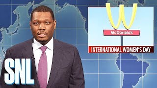 Weekend Update on International Womens Day 2018  SNL [upl. by Juetta715]