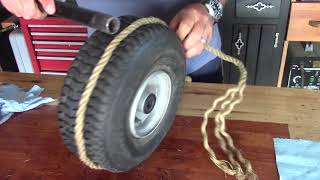 How To Inflate A Tractor Tire Off The Rim [upl. by Leaj]