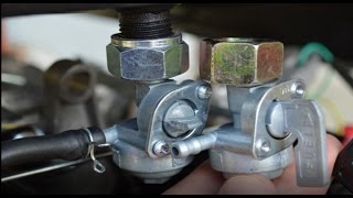 Fuel Petcock Tap Valve replacement on Gas Generator [upl. by Avery]