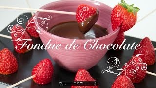 Fondue de Chocolate  Como hacer Fondue de Chocolate  Fondue de Chocolate Receta [upl. by Freytag284]