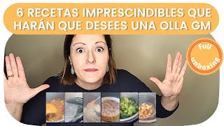 ¡PON UNA OLLA GM EN TU COCINA LAS 6 RECETAS definitivas y esenciales [upl. by Leid]