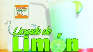 Licuado de limón con leche de almendras  Cocina Vegan Fácil [upl. by Arinay]