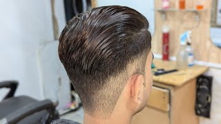 How to slope haircut transformation tutorial zaibi barber shop [upl. by Haldeman]