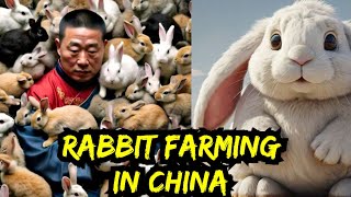 modern rabbit farming in China  rabbit farming  bakriwala93 [upl. by Zola467]