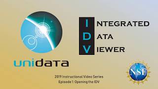 Unidata IDV Basics 2019 Episode 1 Launching the IDV [upl. by Statis328]