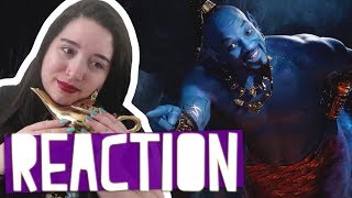 REACT AO TRAILER DE ALADDIN [upl. by Katlaps473]