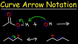 Curve Arrow Notation  Electron Pushing Arrows [upl. by Mclain]