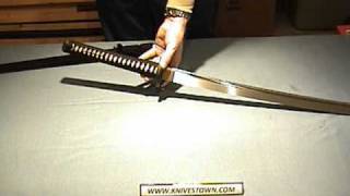 Cold Steel Warrior Series Chisa Katana Sword Model 88BCK [upl. by Latoniah]