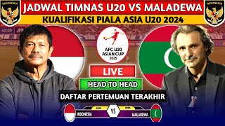 RESMI LIVE INDOSIAR JADWAL TERBARU TIMNAS U20 INDONESIA VS MALADEWA KUALIFIKASI PIALA ASIA U20 2025 [upl. by Assyla]