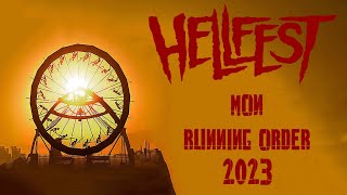 Hellfest 2023  Mon Running Order [upl. by Deer]