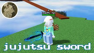 how to get the jujutsu sword • killstreak sword fighting • [upl. by Nirtiak124]