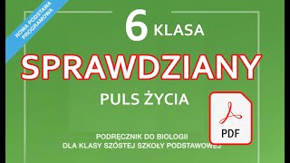 Biologia klasa 6 Testy PDF Działy 1 2 3 4 [upl. by Yewed22]