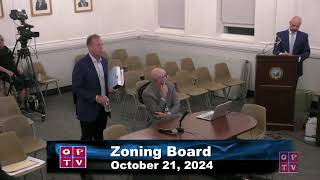 Oradell Zoning Board Meeting OCT 21 2024 [upl. by Aryt]