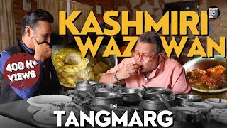 Kashmiri Wazwan in Tangmarg  Tabak Maaz  Seekh Kebab  Rogan Josh  Kunal Vijayakar [upl. by Housum]