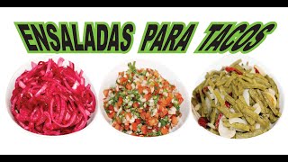 Los 3 MEJORES ACOMPAÑANTES PARA TACOS [upl. by Joshia109]