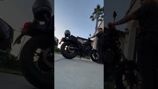 Honda Rebel 500  Shorty GP Exhaust Revs [upl. by Reg]