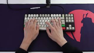 TGR Jane V2 CE Typing sounds Cherry MX Vintage Brown [upl. by Enyamart473]