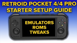 Retroid Pocket 44 Pro Starter Setup Guide Emulators Roms Tweaks [upl. by Sirovaj]