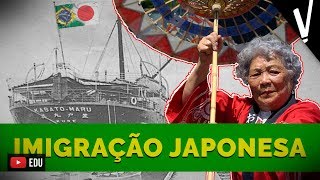 IMIGRAÇÃO JAPONESA  História do Brasil [upl. by Jaquiss]