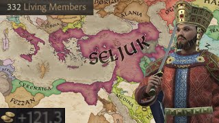 I CAPTURED ROME and DESTROYED THE BYZANTINES to become THE OTTOMAN aka SELJUK EMPIRE in CK3 [upl. by Ahsaz]