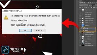 Fix Missing Fonts In Photoshop  QikTuts [upl. by Mehitable]