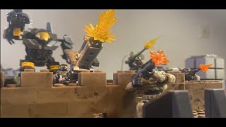 Halo Mega Construx  Transformers Legacy Stop Motion  Tidal Wave Onslaught [upl. by Anglo926]