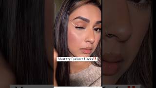 Eyeliner hacks eye liner tricks eyelinertutorial shortvideo [upl. by Asyl]