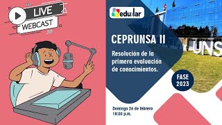 SOLUCIONARIO EXAMEN CEPRUNSA II FASE 2023  1ERA EVALUACIÓN [upl. by Aniez]