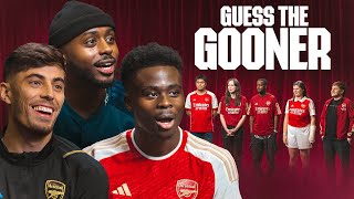 GUESS THE GOONER 2  Bukayo Saka Kai Havertz Sharky amp Frimmy [upl. by Alejna134]