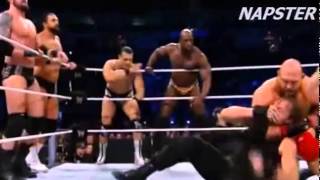 WWE Smackdown The Shield Vs Ryback Titus ONeilSandow Alberto Del Rio [upl. by Anneehs54]