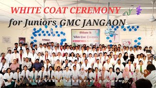 White coat ceremony for Juniors GMC JANGAON 🩺mbbs2 nd batch of college [upl. by Aicilic]