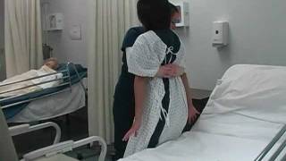 Nursing Transfer a Patient From Wheelchair to Bed [upl. by Jardena310]