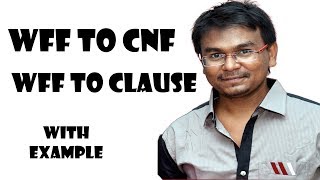 WFF to CNF and Clause with ExampleArtificial IntelligenceBangla Tutorial [upl. by Odnaloy]