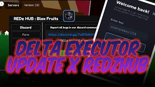 DELTA EXECUTOR UPDATE X REDZ HUB BLOXFRUIT [upl. by Assiled]