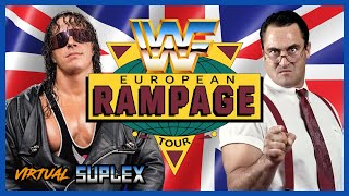 Bret Hart vs IRS  WWF European Rampage Tour Commodore 64 Gameplay [upl. by Odlanier]