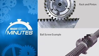 Rack and Pinion vs Ball Screw  ShopSabre Minutes [upl. by Assirrak575]