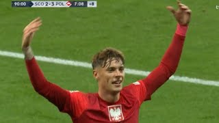 Nicola Zalewski Goal 907 Scotland vs Poland 23 All Goals and Extended Highlights [upl. by Samaj]