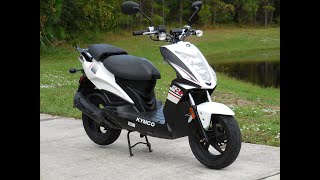 2015 KYMCO SCOOTER 50CC RUNS EXCELLENT EASY TO RIDE NO DEALER OR SET UP FEES [upl. by Kohl]