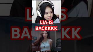 Lia is Backkk guysss kpop itzy itzymidzy jyp gold reaction midzy shorts [upl. by Teador79]